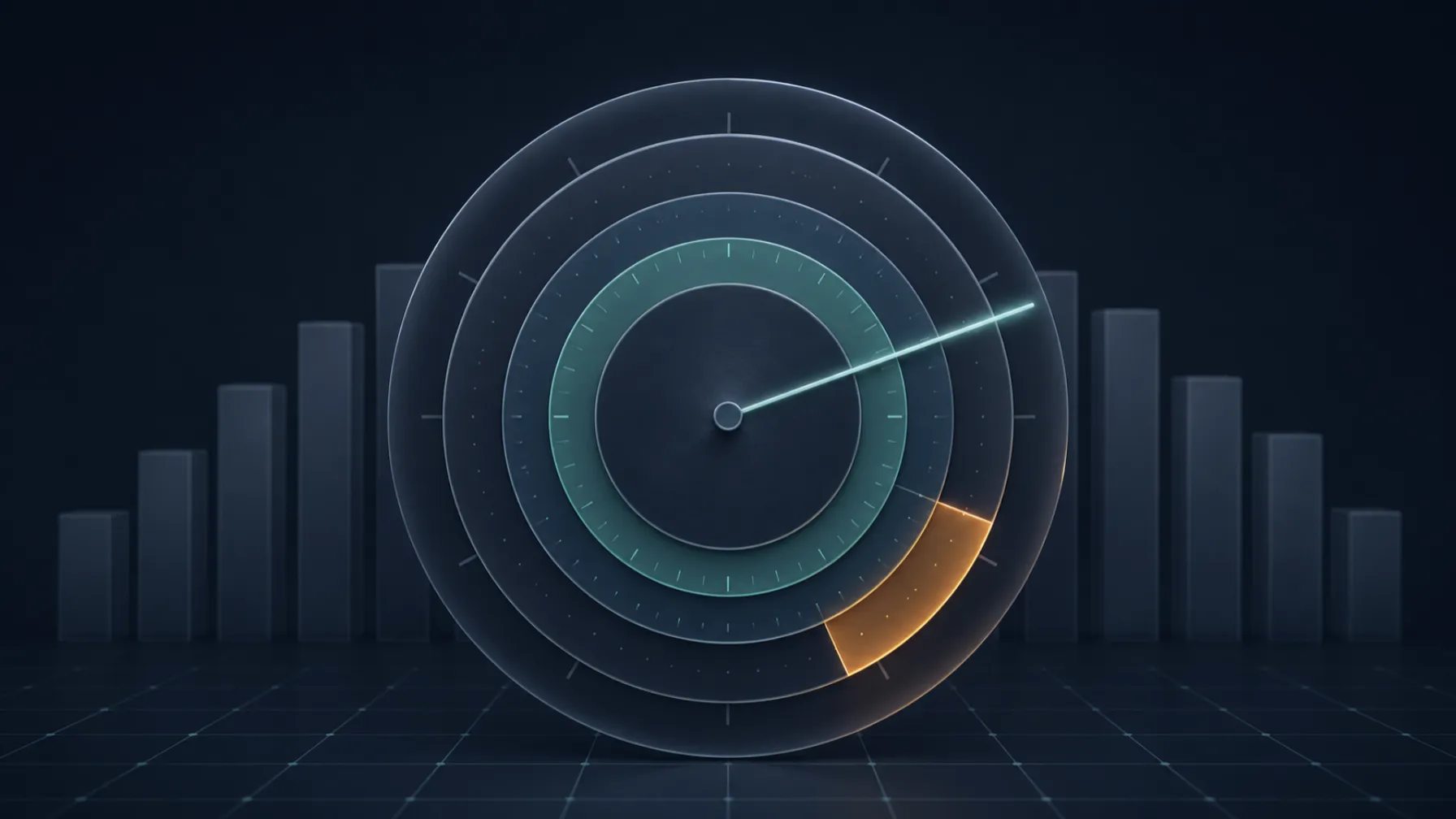 Concentric ring dial illustrating the components of a bonus rollover formula